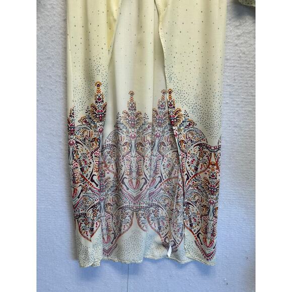 Coco + Carmen Boho Wrap Lightweight Duster Cardigan S/M Coastal SOFT - Picture 2 of 13